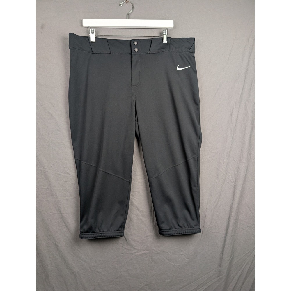 Nike Men's Size XL Black Softball Baseball‎ Knickers Pants